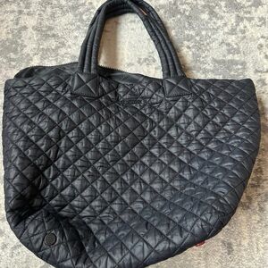 MZ Wallace Black Quilted Tote